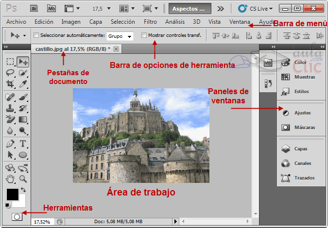 Área de Trabajo
