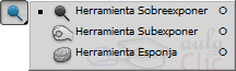 Grupo de herramientas de Exposición