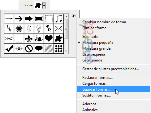 Cargar formas