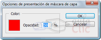 Opciones de máscara de capa