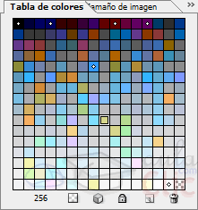 Paleta de formato de archivo